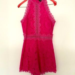 Pink Sugar Lips romper XS